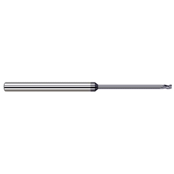 End Mill for Exotic Alloys - Corner Radius, 0.0150" (1/64)